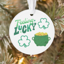 Gefühl Lucky auf einem