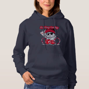 Gefühl Lucky - Cool Cat Casino Vibes Hoodie
