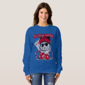 Gefühl Lucky - Cool Cat Casino Vibes Sweatshirt (Vorne ganz)
