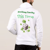 Gefühl Lucky Dieses Mal St. Patrick's Day Design Hoodie (Rückseite)