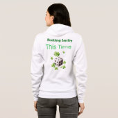 Gefühl Lucky Dieses Mal St. Patrick's Day Design Hoodie (Schwarz voll)