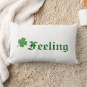 Gefühl Lucky Irish Pillow Lendenkissen (Decke)