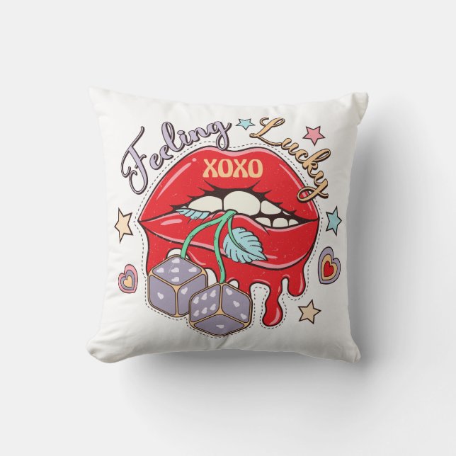 Gefühl Lucky Kissen (Vorderseite)