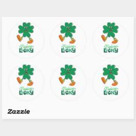 Gefühl Lucky Kleeblatt Stickers