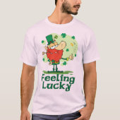Gefühl Lucky Leprechaun Tshirt (Vorderseite)