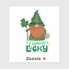 Gefühl Lucky Little Typ Irish Saint Patrick's Day Aufkleber