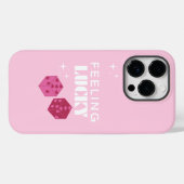 Gefühl Lucky, Lucky Girl, glücklichstes Mädchen, P Case-Mate iPhone Hülle (Rückseite (Horizontal))