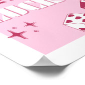 Gefühl Lucky, Lucky Girl, Luckiest Girl, Pink Poster (Ecke)