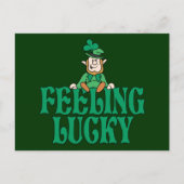 Gefühl Lucky Postkarte (Vorderseite)