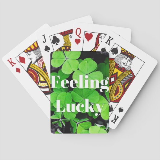 Gefühl Lucky Spielkarten (Rückseite)