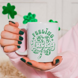 Gefühl Lucky St. Patrick's Day Kaffeetasse