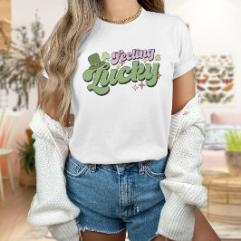 Gefühl Lucky St. Patricks Day Leprechaun T - Shirt