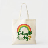 Gefühl Lucky St. Patrick's Day Tote Bag Tragetasche (Vorne)