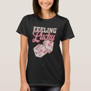 Gefühl Lucky Valentine's Day Pocket Couple Matchi T-Shirt