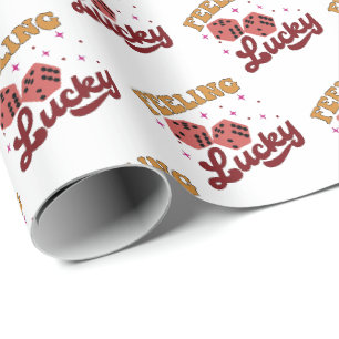 Gefühl Lucky Wrapping Paper Geschenkpapier