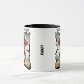 Gefühl Moody heute Highland Cow Tasse (Zentrum)