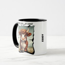 Gefühl Moody heute Highland Cow Tasse