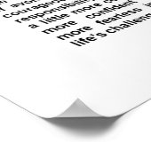 GEFÜHL Motivierend Poster (Ecke)