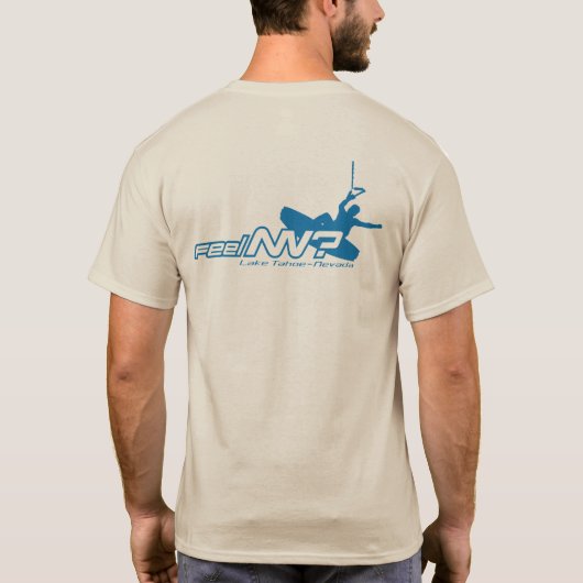 Gefühl Nanovolt? (TM) Wakeboarder T-Shirt (Rückseite)