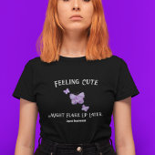 Gefühl Niedlich könnte später aufblasen Lila Schme T-Shirt