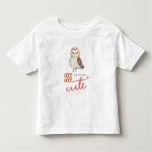 Gefühl Niedlich Owl Kids Kleinkind T-shirt (Vorderseite)