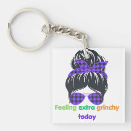 Gefühl noch grinchig schlüsselanhänger