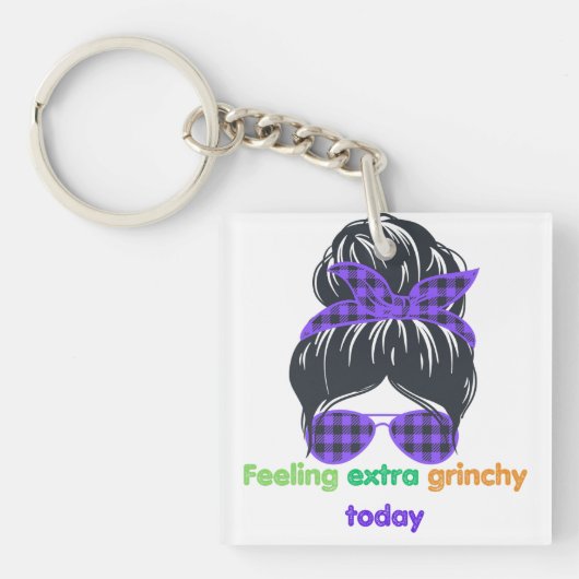 Gefühl noch grinchig schlüsselanhänger (Vorderseite)