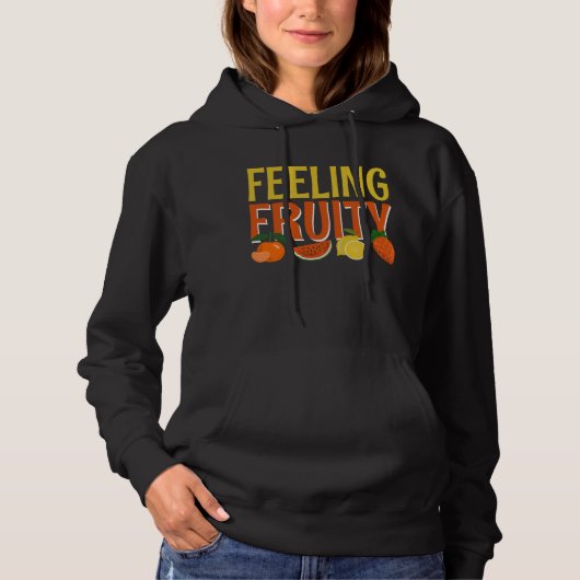 Gefühl Obst 1 Hoodie (Vorderseite)