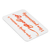 "Gefühl" Orange Sacral Chakra Words Magnet (Rechte Seite)