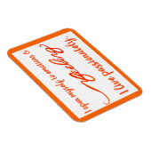"Gefühl" Orange Sacral Chakra Words Magnet (Rechte Seite)