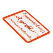 "Gefühl" Orange Sacral Chakra Words Magnete (Rechte Seite)