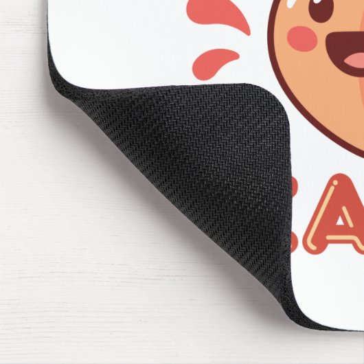 Gefühl Peachy Peach Fruit Happy Kawaii Mousepad (Ecke)