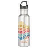 Gefühl Phantastisch Yoga Motivierend Inspiration Edelstahlflasche (Vorderseite)