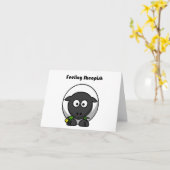 Gefühl Schafe Niedliche Schafe Cartoon mit Funny P Karte (Gelbe Blume)