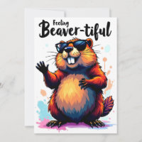 Gefühl Schön - Funny Beaver Grafik