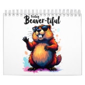 Gefühl Schön - Funny Beaver Grafik Kalender (Titelbild)