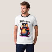 Gefühl Schön - Funny Beaver Grafik T-Shirt (Vorne ganz)