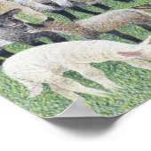 Gefühl Sheepish Poster (Ecke)