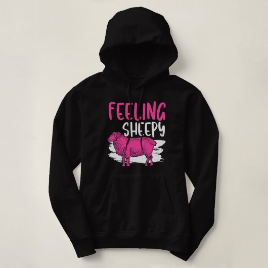 Gefühl Sheepy Sheep Pun 2 Bauer Sheep Lover Hoodie (Design vorne)