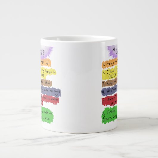 Gefühl sind Nachrichten Tasse (Vorderseite)