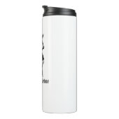 Gefühl Sinister Funny Raccoon Thermosbecher (Nach rechts gedreht)