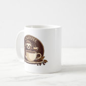 Gefühl Slothee braucht einen Kaffee Kaffeetasse (Vorderseite Links)