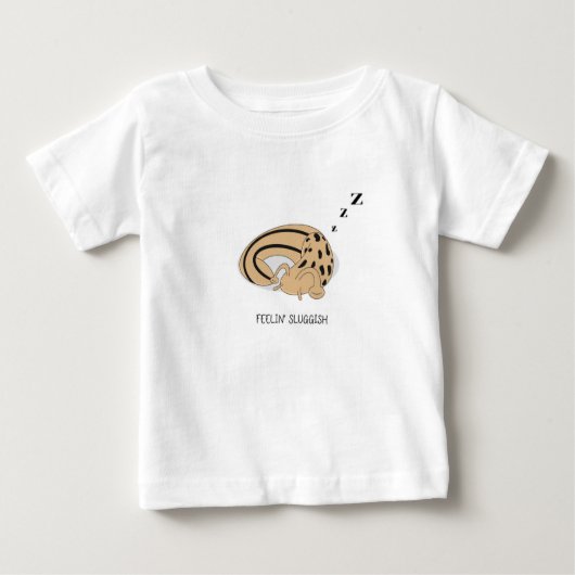 Gefühl Sluggish Baby T - Shirt (Vorderseite)