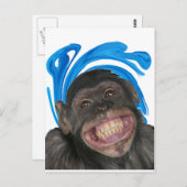 Gefühl SO GLÜCKLICH Postkarte (Vorne/Hinten)