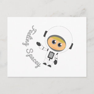 Gefühl Spacey Postkarte