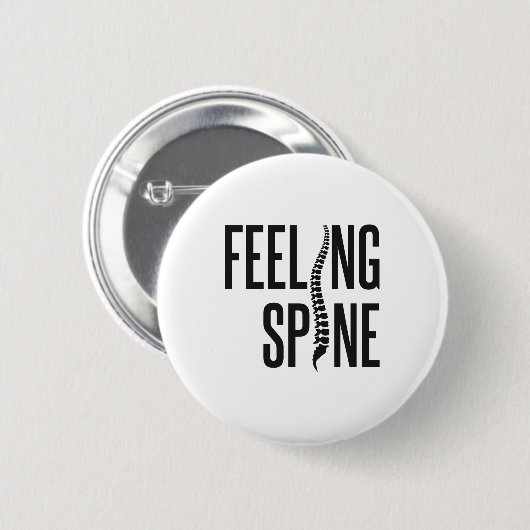 Gefühl Spine Chiropraktiker Button (Vorne & Hinten)
