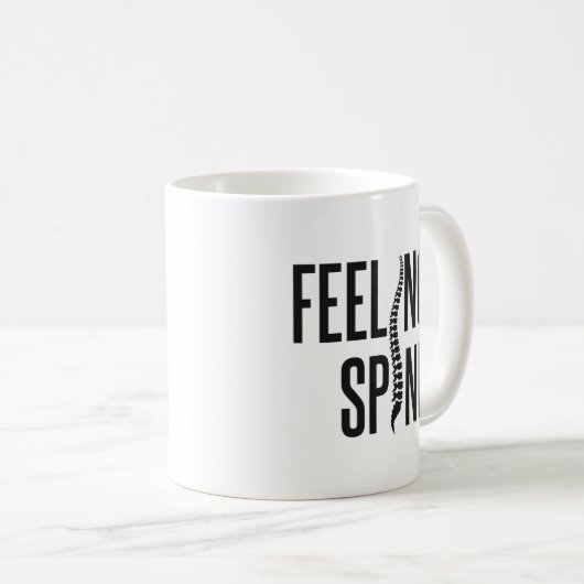 Gefühl Spine Chiropraktiker Kaffeetasse (VorderseiteRechts)