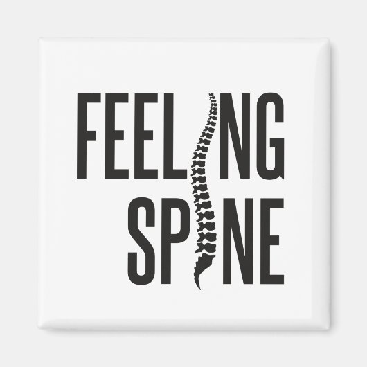Gefühl Spine Chiropraktiker Magnet (Vorne)
