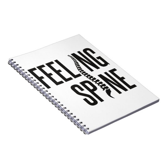 Gefühl Spine Chiropraktiker Notizblock (Rechte Seite)