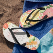 Gefühl Spritzy | Citrus Bachelorette Weekend Badesandalen